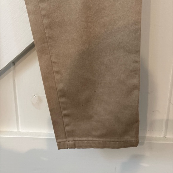 Zara Mens Dress Pants Size 34 Khaki Tapered Leg Business Casual Pockets - Picture 6 of 15